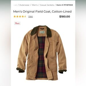 L.L. Bean Men's Field Coat